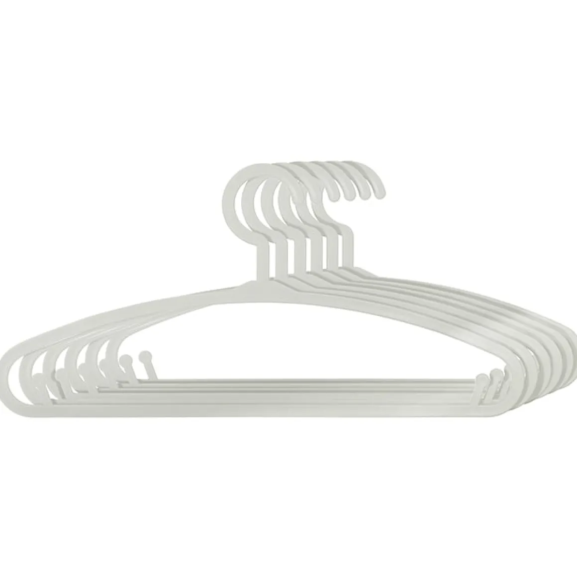 Conjunto de 6 cabides cinza