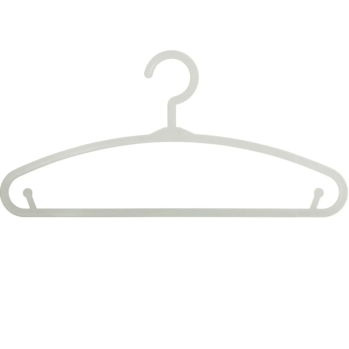 Conjunto de 6 cabides cinza