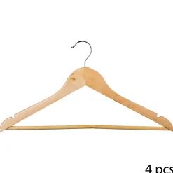 Conjunto de 4 cabides em madeira