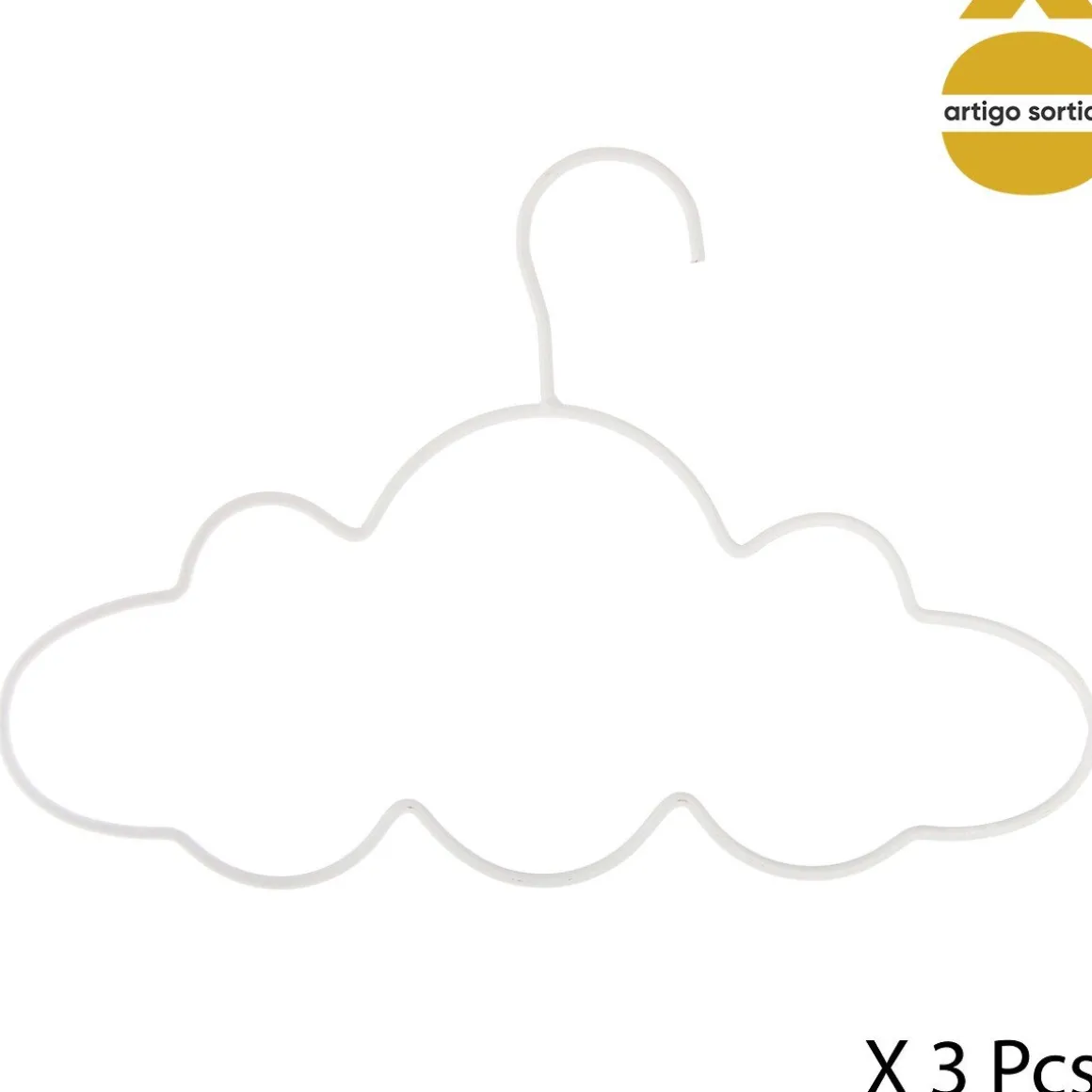 Conjunto de 3 cabides NUVEM