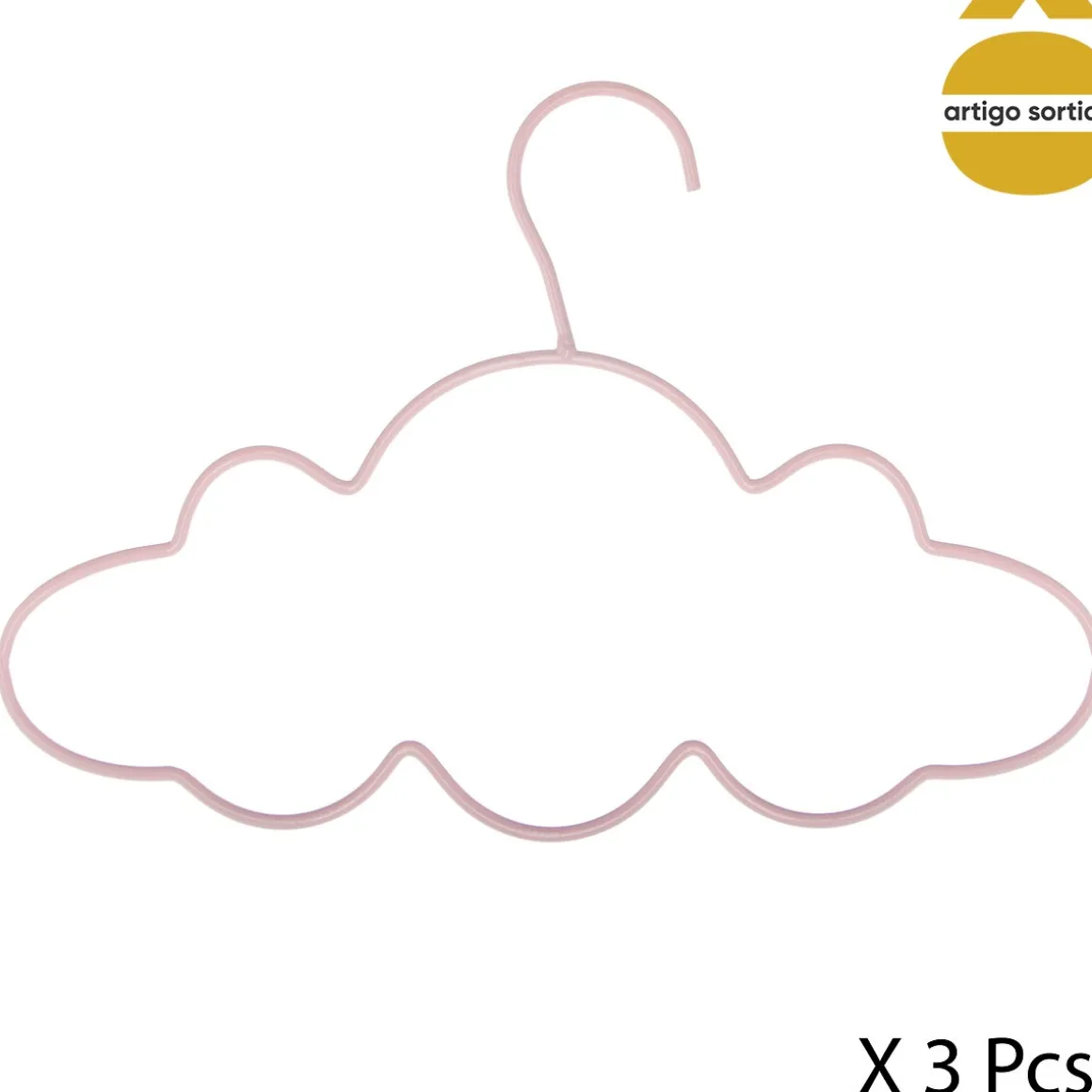 Conjunto de 3 cabides NUVEM