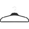 Conjunto de 5 cabides pretos