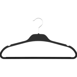 Conjunto de 5 cabides pretos