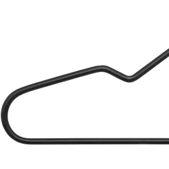 Conjunto De 5 Cabides Preto De Metal