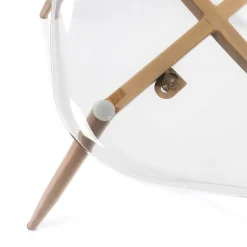 Conjunto de 2 cadeiras VANITY transparente