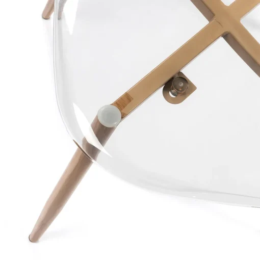 Conjunto de 2 cadeiras VANITY transparente