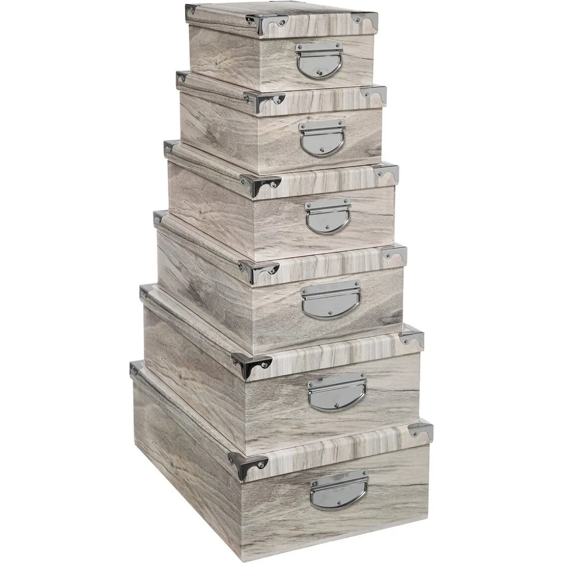 Conjunto de 6 caixas de arrumação SAUVAGE