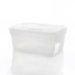 Conjunto de 4 caixas de arrumação transparente 11l