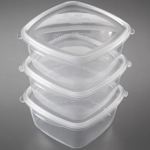 Conjunto de 3 caixas plásticas 1,2l