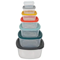 Conjunto de 7 caixas quadradas