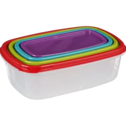 Conjunto de 4 caixas retangulares