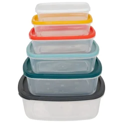 Conjunto de 6 caixas retangulares