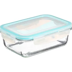 Conjunto de 3 caixas vidro retangulares