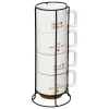 Conjunto de 4 canecas HELLO brancas 30cl