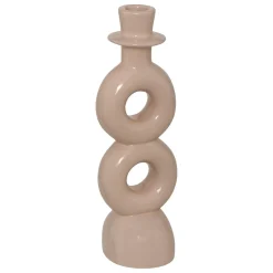 Conjunto de 2 castiçais MALA em cerâmica 18/25cm