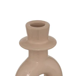Conjunto de 2 castiçais MALA em cerâmica 18/25cm