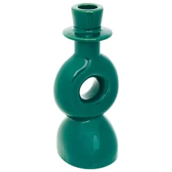 Conjunto de 2 castiçais MALA em cerâmica 18/25cm