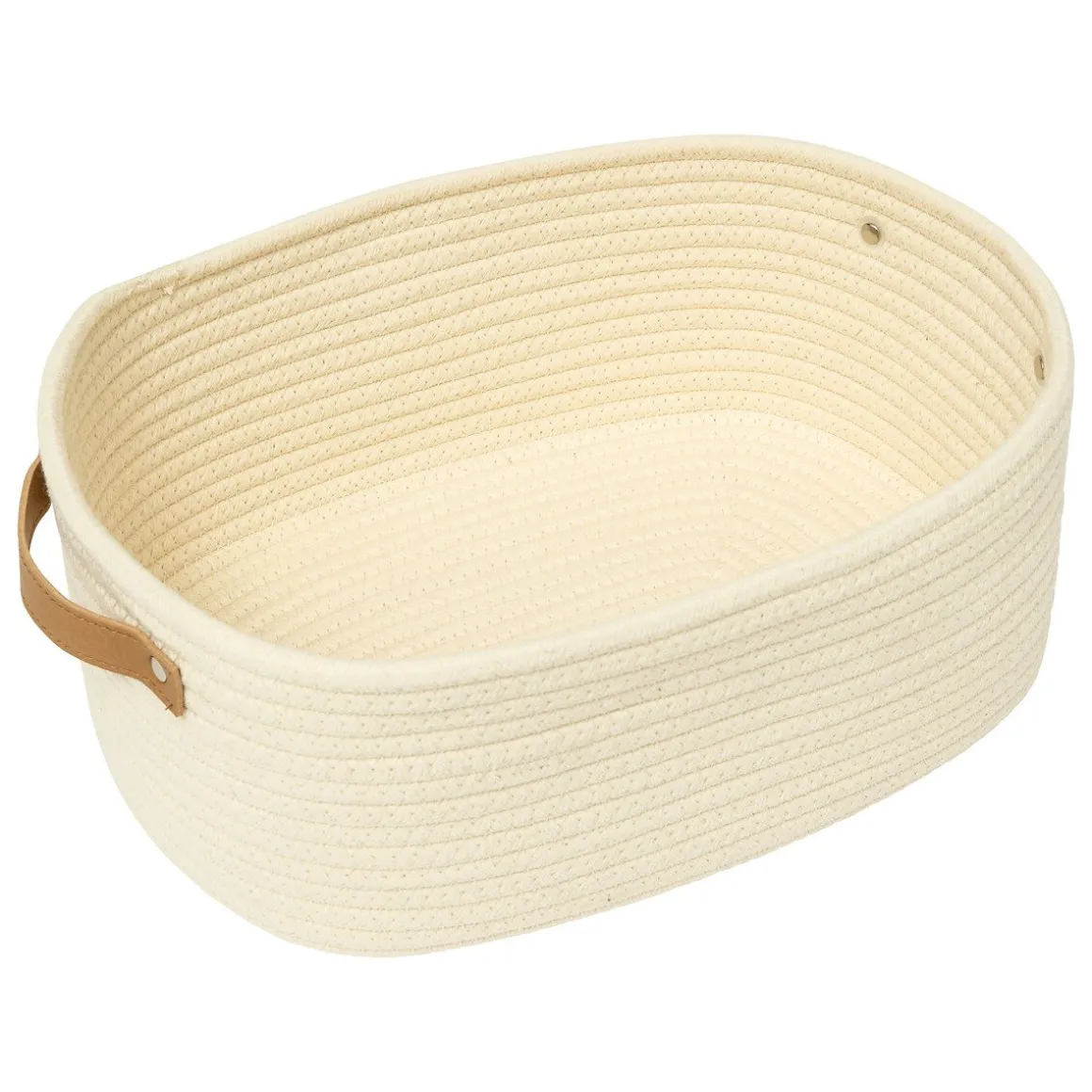 Conjunto de 3 cestos de arrumação bege DUO