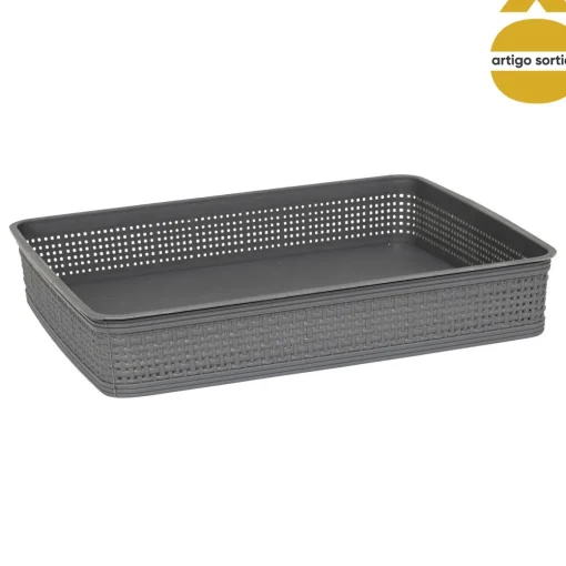 Conjunto de 10 cestos de arrumação crochê BOXY