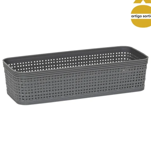 Conjunto de 10 cestos de arrumação crochê BOXY