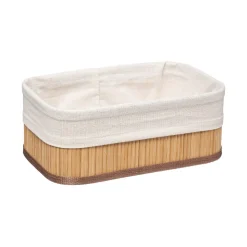 Conjunto de 3 cestos em bambu
