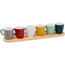 Conjunto de 6 chávenas de café COLORAMA 9cl