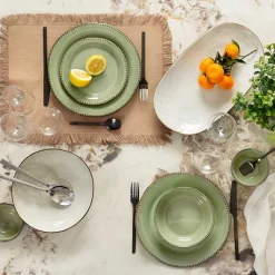 Conjunto de 2 colheres de salada olimpe