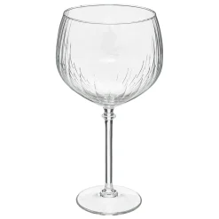 Conjunto de 4 copos de gin de riscas em vidro 25cl