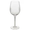 Conjunto de 6 copos de vinho com pé de vidro 38cl