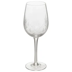 Conjunto de 6 copos de vinho com pé de vidro 38cl
