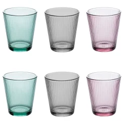 Conjunto de 6 copos MAL'EAU 24cl multicolor