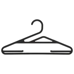 Conjunto de 5 cruzetas em plastico preto