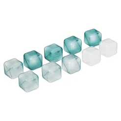 Conjunto de 10 cubos de gelo reutilizáveis