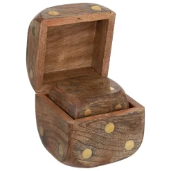 Conjunto de 3 dados decorativos ROGER 10x10cm