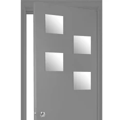 Conjunto de 4 espelhos adesivos quadrados