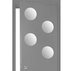 Conjunto de 4 espelhos adesivos redondos