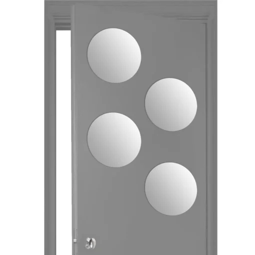 Conjunto de 4 espelhos adesivos redondos