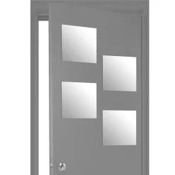 Conjunto de 4 espelhos adesivos quadrados