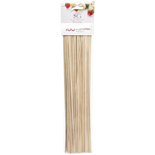 Conjunto de 100 espetos para barbecue