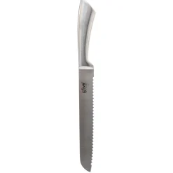 Conjunto de 5 facas e tesoura em inox