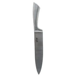 Conjunto de 5 facas e tesoura em inox