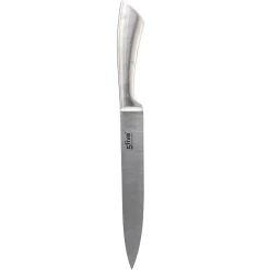 Conjunto de 5 facas e tesoura em inox