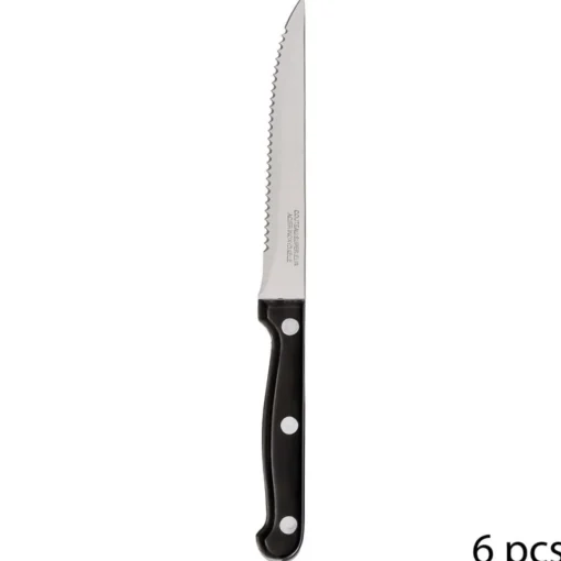 Conjunto de 6 facas para carne
