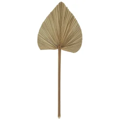 Conjunto de 3 folhas de palmeira verde caqui 70cm