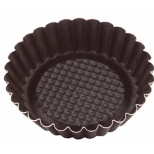 Conjunto de 4 formas caneladas para tarte 10cm