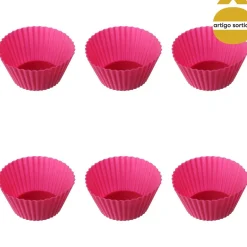 Conjunto de 6 formas para queques