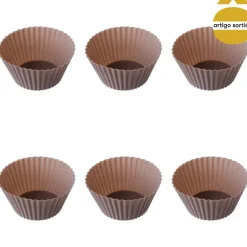 Conjunto de 6 formas para queques