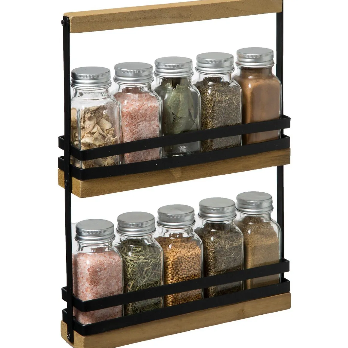 Conjunto de 10 frascos de especiarias