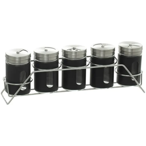 Conjunto de 5 frascos de especiarias