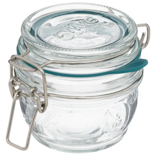 Conjunto de 3 frascos de vidro 0,15l